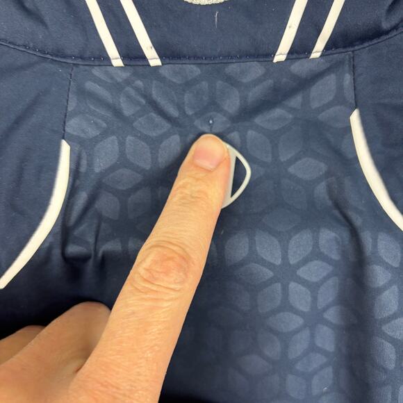 Sunice NEW Onassis Zephal Jacket Blue midnight embossed golf outdoor waterproof - Picture 4 of 15